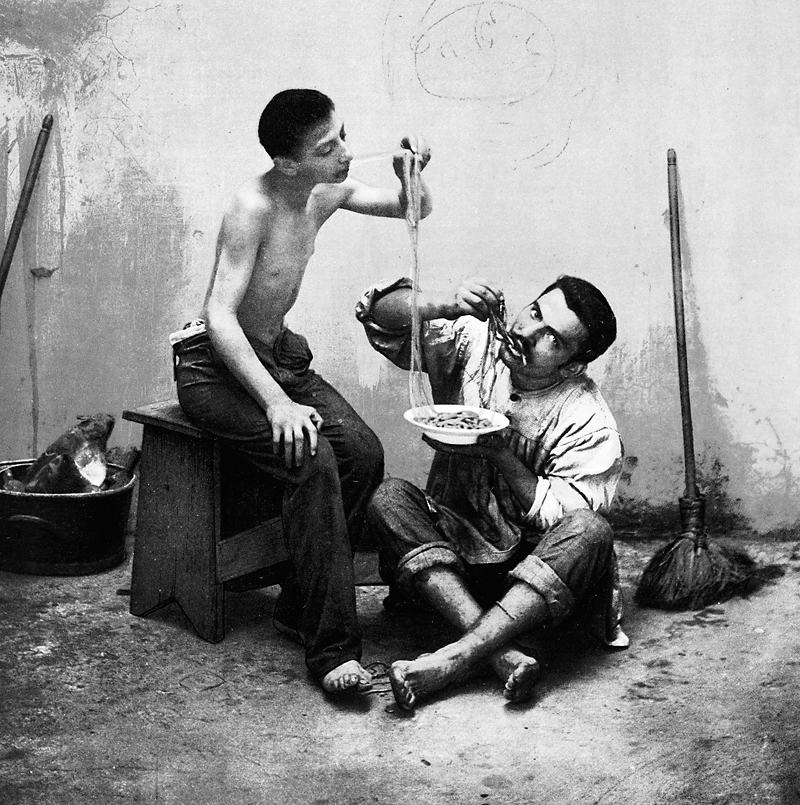 Italia: the B-Sides 1 Nápoles, ca. 1890. Fotografía: Detroit Publishing Co. / Library of Congress.