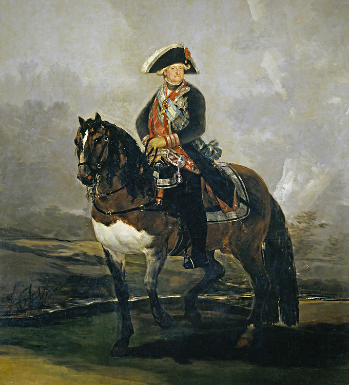 Carlos IV a caballo Francisco de Goya 1801