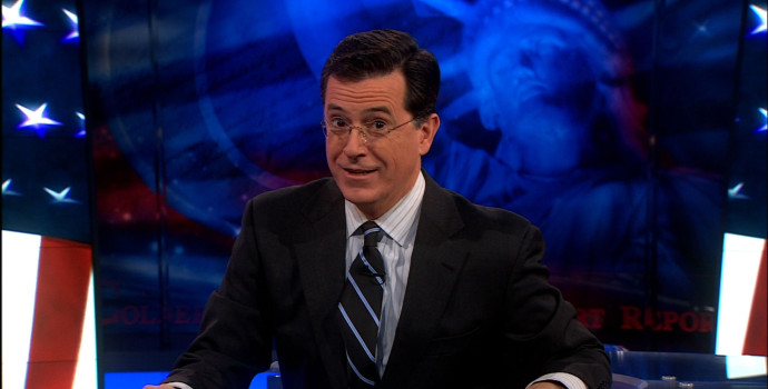 Stephen Colbert. Imagen: CBS.