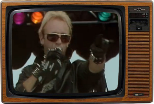 Rob Halford derrochó carisma y elegancia durante la actuación de Judas Priest (imagen: ABC)