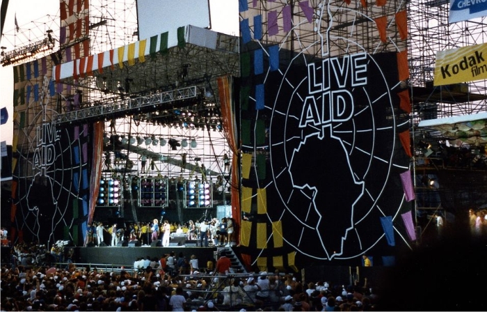 Live Aid en el JFK Stadium, Philadelphia, 1985. Foto: Squelle (CC)