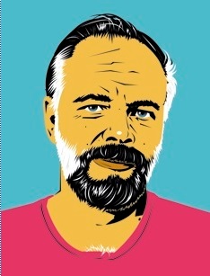 Philip K Dick, gran esperanza de la ciencia ficción americana. Por Pete Welsch. Wikimedia Commons.