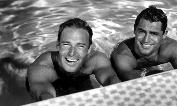 Randolph Scott y Cary Grant. Foto: Wikicommons.