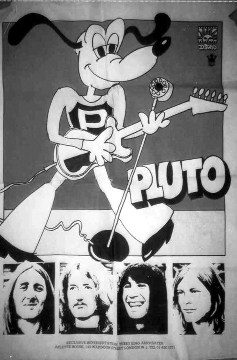 Pluto, el grupo de hard rock; hundidos por Disney y una huelga de mineros 2 Imagen cortesía de Dawn Records.