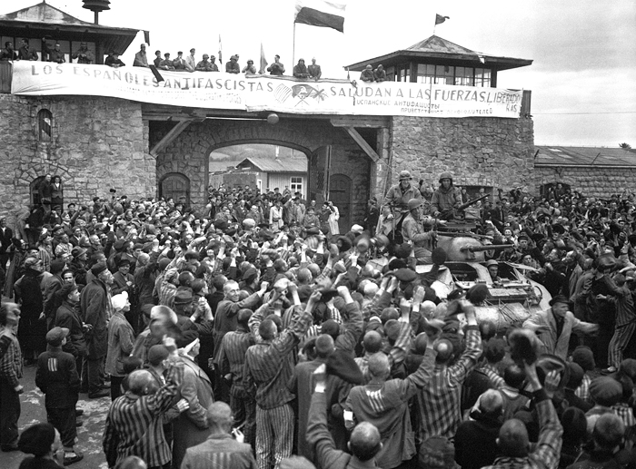 Mauthausen 1945. Fotografía Donald R. Ornitz US Army DP