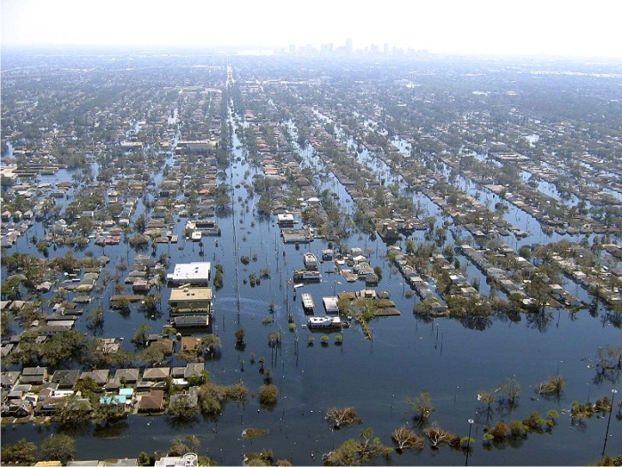 Nueva Orleans tras el huracán Katrina. Foto: Mark Moran (DP)