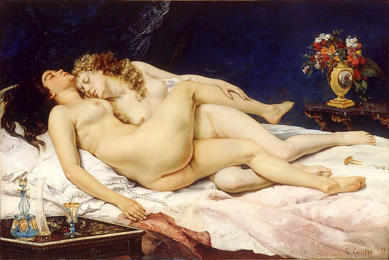 El sueño, de Gustave Courbet. (DP)