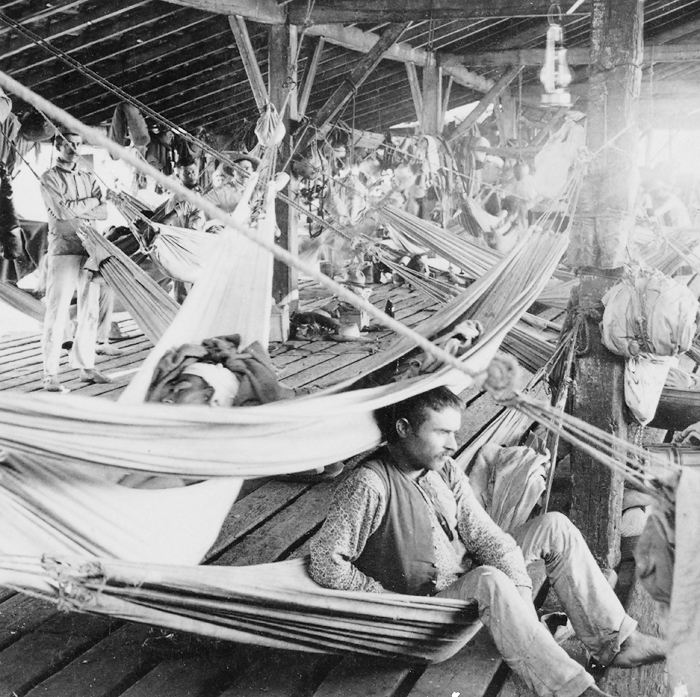 El último campamento español en Cienfuegos Cuba 1898. Strohmeyer Wyman2