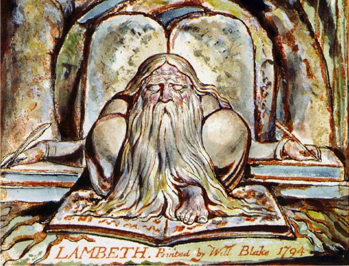 El viajero mental (y II): introducción a los libros proféticos de William Blake 5 Urizen. William Blake (DP)