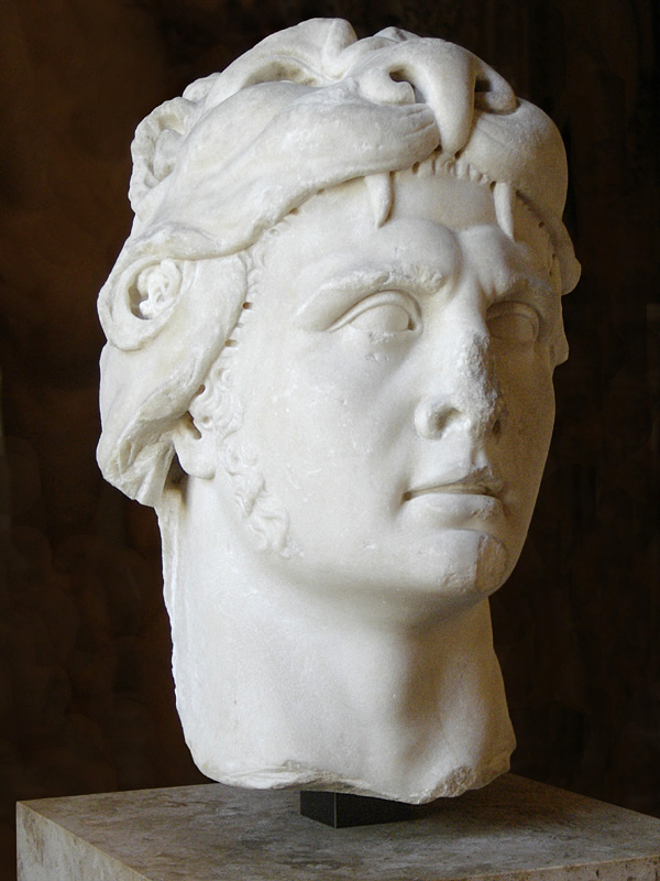 Busto de Mitrídates VI en el Museo del Louvre. Fotografía: Sting (CC)