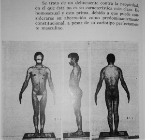 Montaje fotográfico realizado en la Central de Observación de la Dirección de Prisiones, donde se estudibaba y calisificaba a los reclusos.