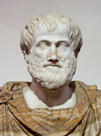 Busto de Aristóteles, copiado por el griego Lisipo de un original de bronce (foto: DP)