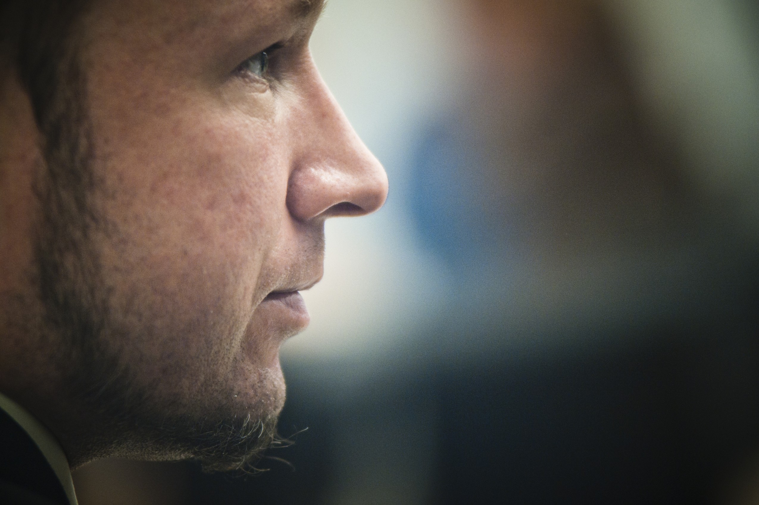 Anders Behring Breivik durante el juicio: Fotografía: Corbis