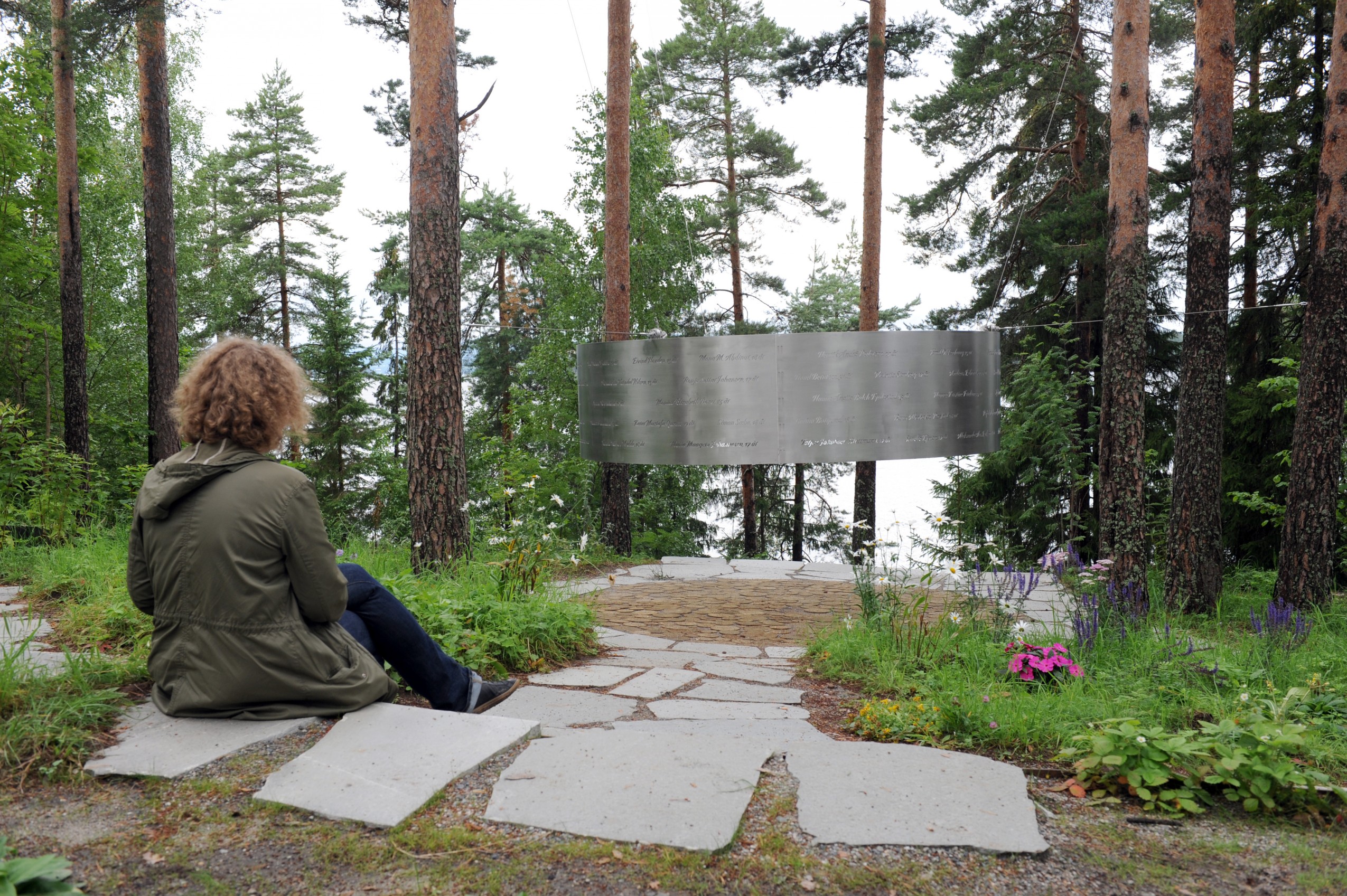 Monumento a las víctimas de Utøya. Fotografía: Corbis