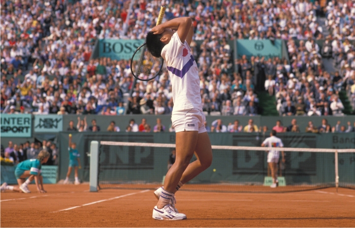 Michael Chang en la final de Roland Garros de 1989. Foto: Cordon Press.