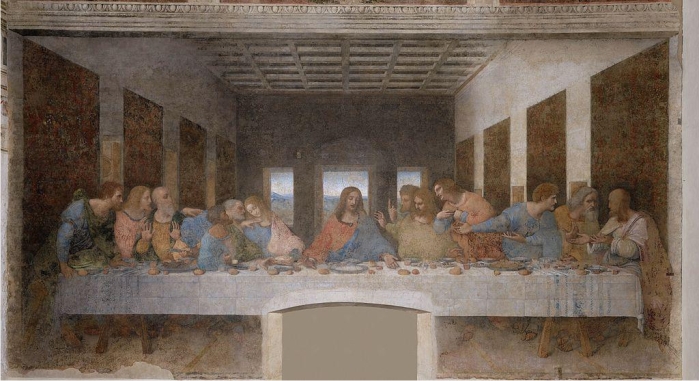 La última cena, Leonardo Da Vinci.
