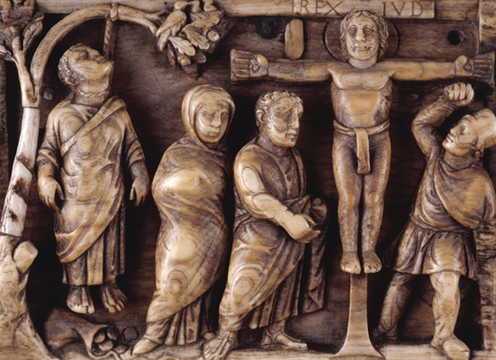 Primera representación narrativa conocida de la crucifixión, c. 430. (Imagen: British Museum)