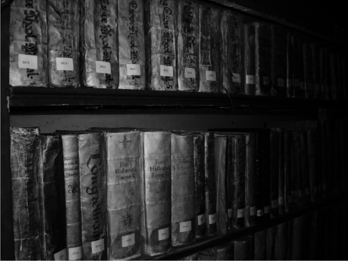 Biblioteca del monasterio de Yuso. Foto: Yolanda Gándara.