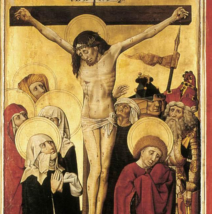 Crucifixión anónima del siglo XV. (IImagen: DP)