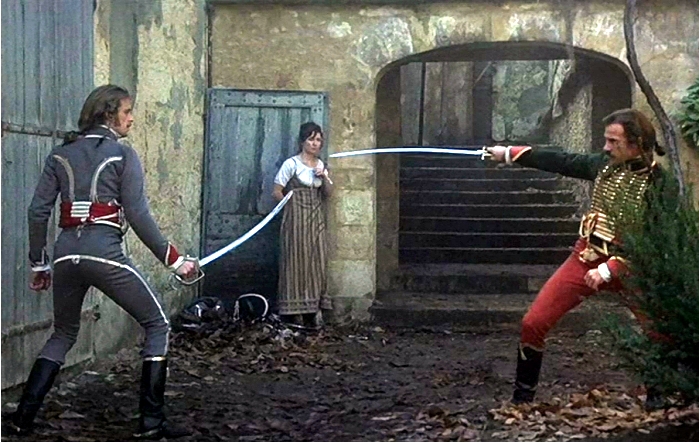 Escena de Los duelistas, película de Ridley Scott basada en un relato de Joseph Conrad. Imagen: Paramount Pictures.