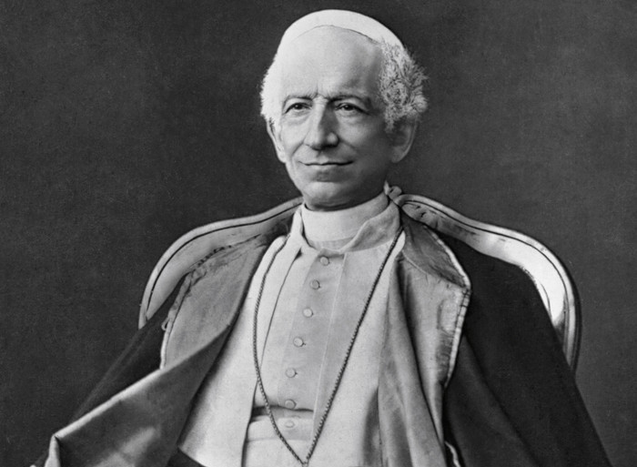 1878 --- Original caption: Pope Leo XIII. Photograph made in 1878. --- Image by © Corbis