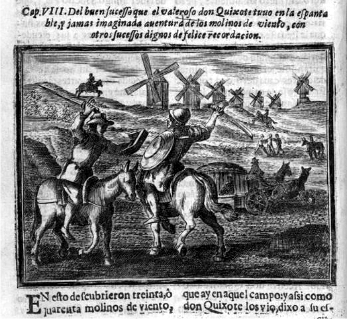 ¿Nació Dios en el mismo Bilbao? 2 Edición de El Quijote de 1674. Imagen: DP.