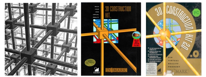 Partición cúbica del espacio (1952). 3D Consttuction kit (1991). 3D Construction kit 2 (1992).