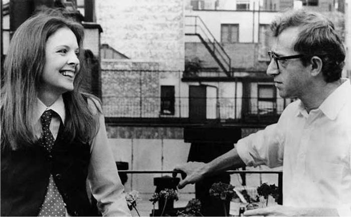 Diane Keaton y Woody Allen en Annie Hall. Imagen: United Artists.