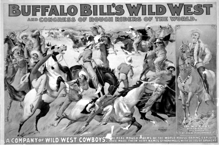 Cartel del Wild West Show de Buffalo Bill. (DP)