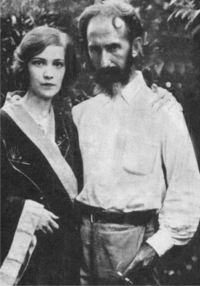 Horacio Quiroga con su primera mujer, Ana Maria Cires. Foto: DP.