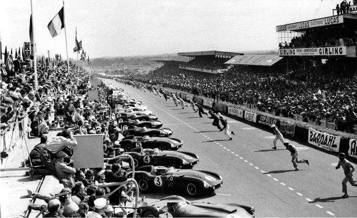 Le Mans 1955: la mayor catástrofe automovilística de la historia 1 La famosa «salida Le Mans». Foto: DP.