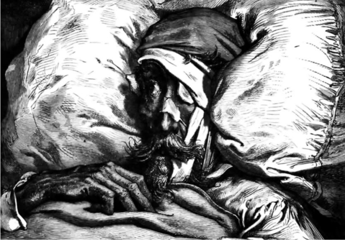 Grabado para el Quijote de Gustave Doré.