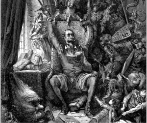 Grabado para el Quijote de Gustave Doré.
