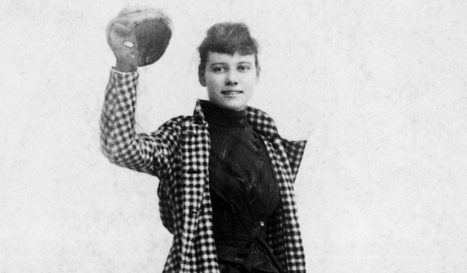 1888 --- Famous world traveler and journalist Nellie Bly, nee Elizabeth Cochrane Seaman, who circled the globe in 72 days, 6 hours, and 11 minutes in 1889 - 1890. --- Image by © AS400 DB/Corbis