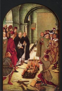 Santo Domingo y los albigenses, de Pedro de Berruguete.