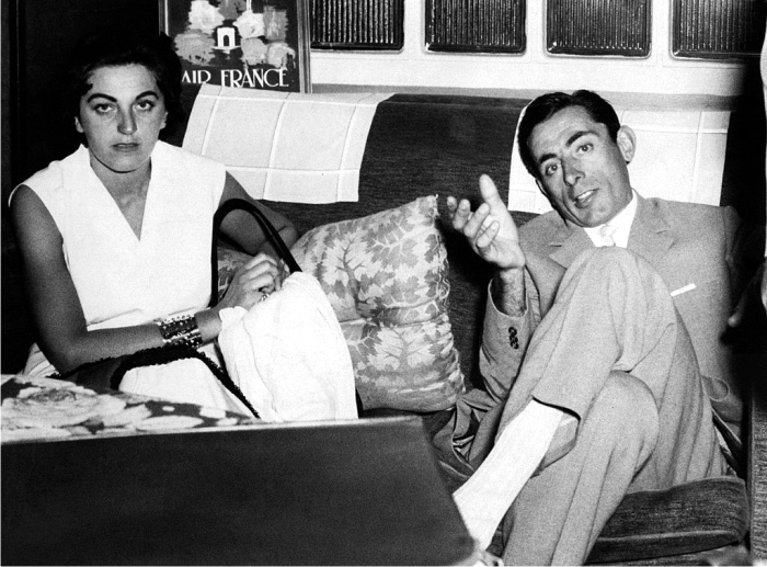 Giulia con Fausto en 1954. Foto: DP.