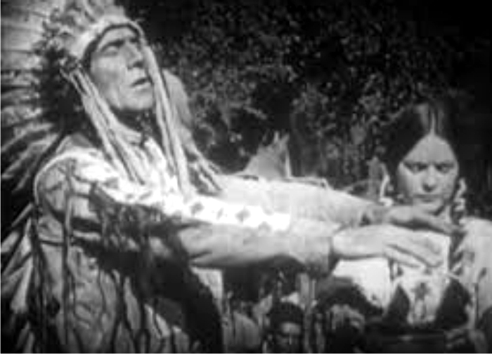 El papel, o papelón, de los indios en el cine (I): el salvaje despiadado 2 Escena de The heart of Wetona. Imagen: Norma Talmadge Film Corporation.