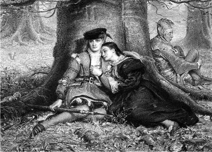 ¿Otra vez Shakespeare? 4 Ilustración de William Henry Simmons para Como gustéis. (DP)