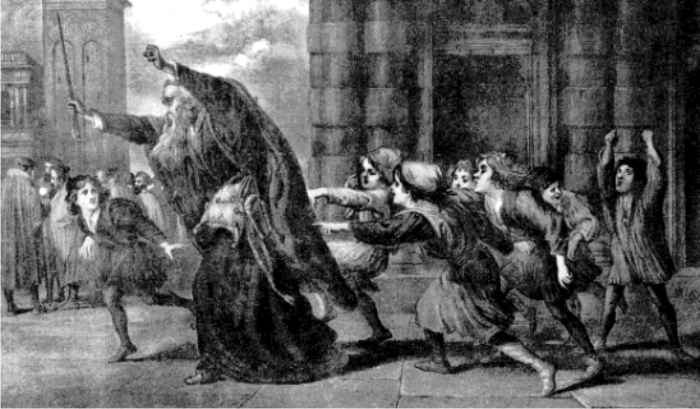 ¿Otra vez Shakespeare? 2 Ilustración para el mercader de Venecia, por Sir John Gilbert. (DP)