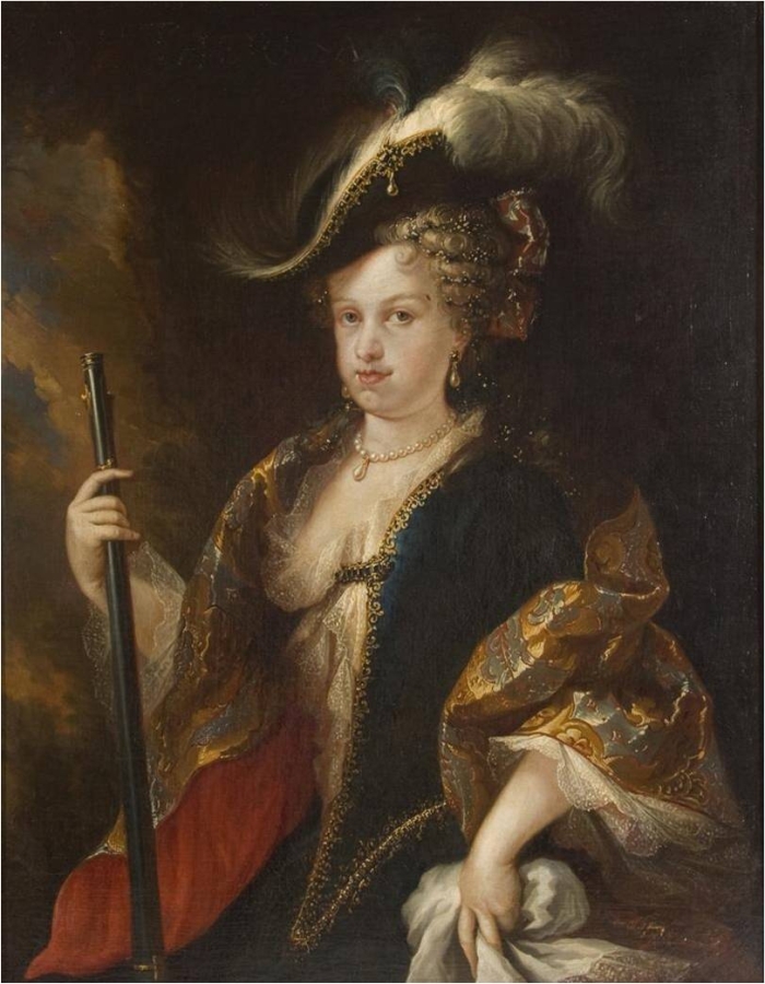 Retrato de la reina María Luisa Gabriela de Saboya, por Miguel Jacinto Meléndez (DP).