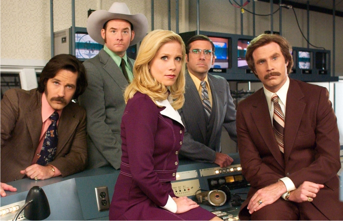 Guía del commentary track insólito 2 El reportero: la leyenda de Ron Burgundy. Imagen: DreamWorks Pictures.