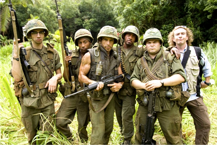 Guía del commentary track insólito 3 Tropic thunder. Imagen: DreamWorks.