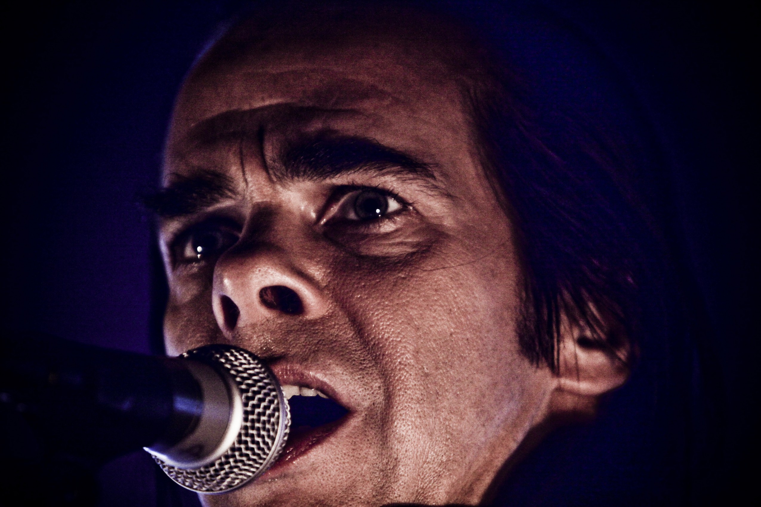 07 Oct 2010, Rome, Italy --- Nick Cave perform in Rome. --- Image by © Simone Cecchetti/Corbis