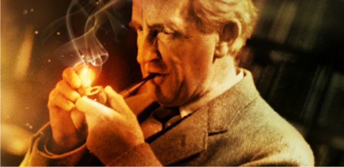 J. R. R. Tolkien. Imagen cortesía de The Tolkien Society.