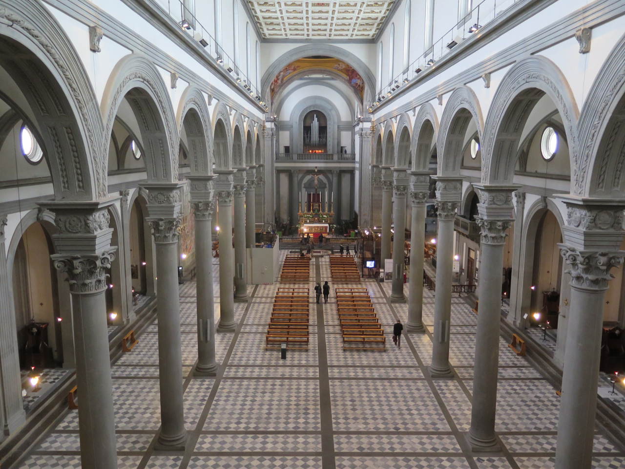 Basílica de San Lorenzo. Fotografía cortesía de la fundación Opera Medicea Laurenziana.