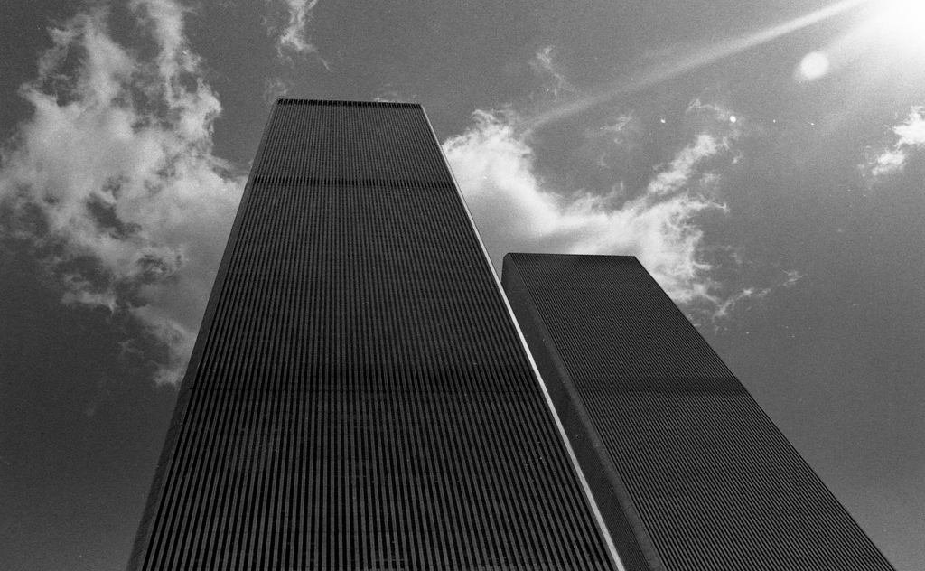 Las Torres Gemelas en el World Trade Center, en abril de 2001. Fotografía: Anabela Gonçalves (CC).