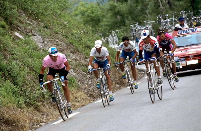 Berzin, Pantani, Chiappucci e Indurain. Foto: Cordon Press.