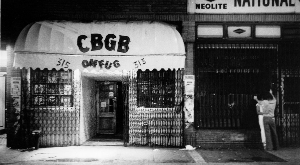 El CBGB en 1977. Fotografía cortesía de Bombed Out Punk.