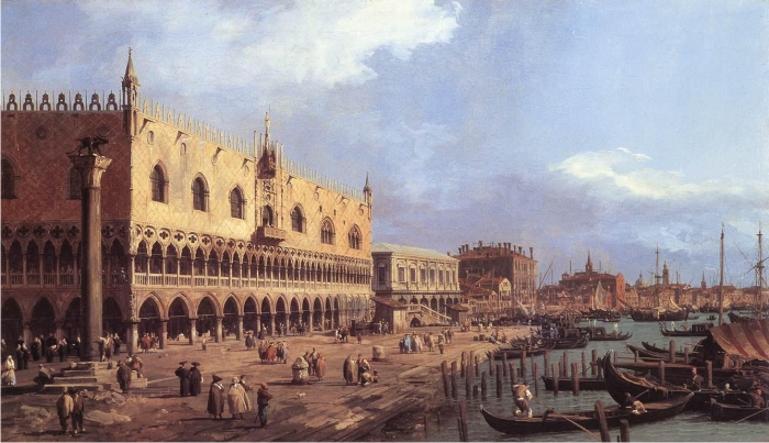 El hombre que vendió el mundo 2 Venecia, de Giovanni Antonio Canaletto.
