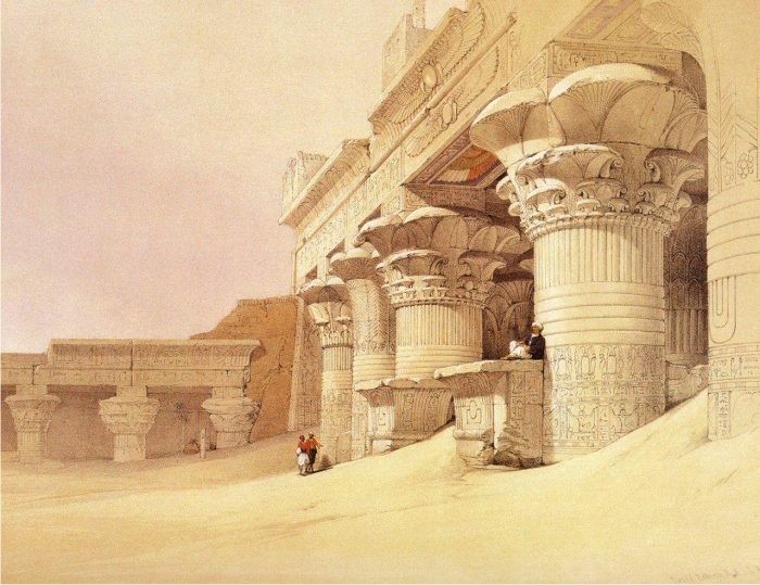 El hombre que vendió el mundo 3 Ilustración de David Roberts.